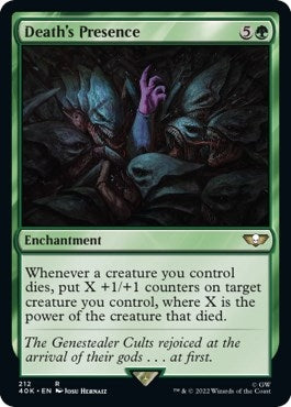 Image for Death's Presence (212) (40K) - Magic: The Gathering