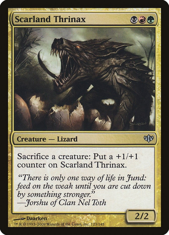 Image for Scarland Thrinax (123) (CON) - Magic: The Gathering
