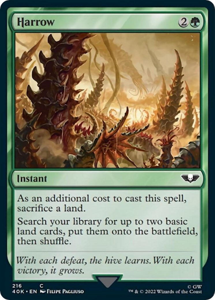 Image for Harrow (Surge Foil) (216) (40K) - Magic: The Gathering