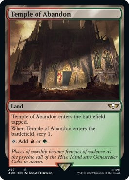 Image for Temple of Abandon (297) (40K) - Magic: The Gathering