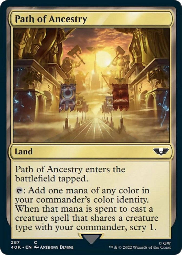 Image for Path of Ancestry (287) (40K) - Magic: The Gathering