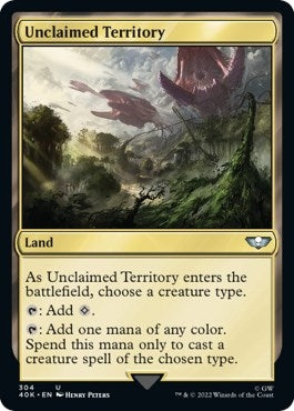Image for Unclaimed Territory (304) (40K) - Magic: The Gathering