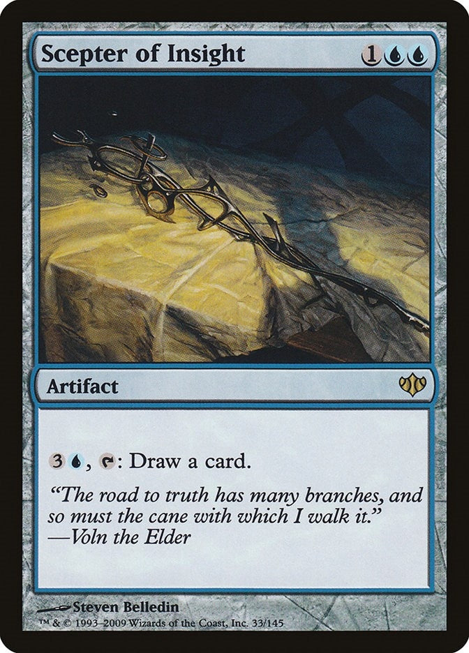 Image for Scepter of Insight (33) (CON) - Magic: The Gathering