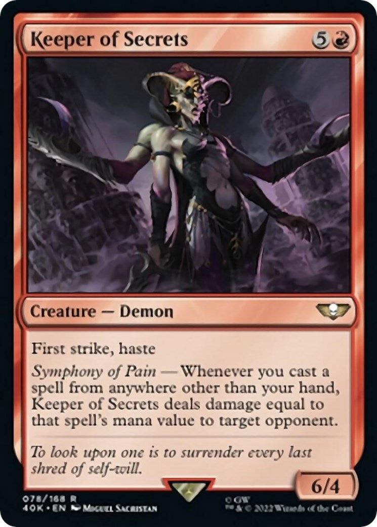 Image for Keeper of Secrets (Surge Foil) (78) (40K) - Magic: The Gathering