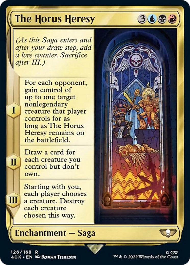 Image for The Horus Heresy (Surge Foil) (126) (40K) - Magic: The Gathering
