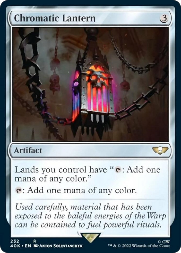 Image for Chromatic Lantern (232) (40K) - Magic: The Gathering