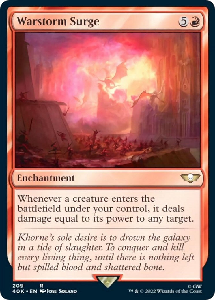 Image for Warstorm Surge (209) (40K) - Magic: The Gathering