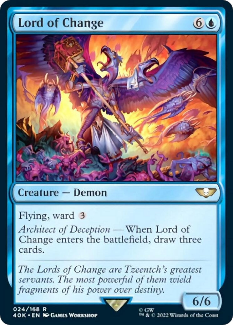 Image for Lord of Change (24) (40K) - Magic: The Gathering