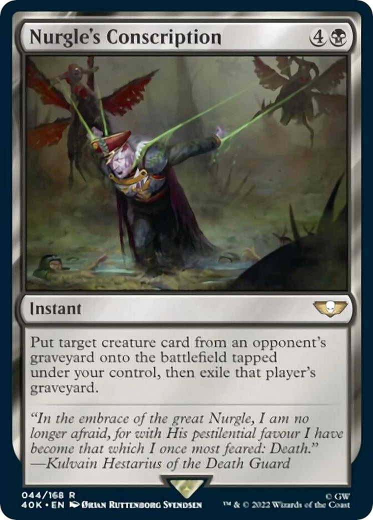 Image for Nurgle's Conscription (44) (40K) - Magic: The Gathering