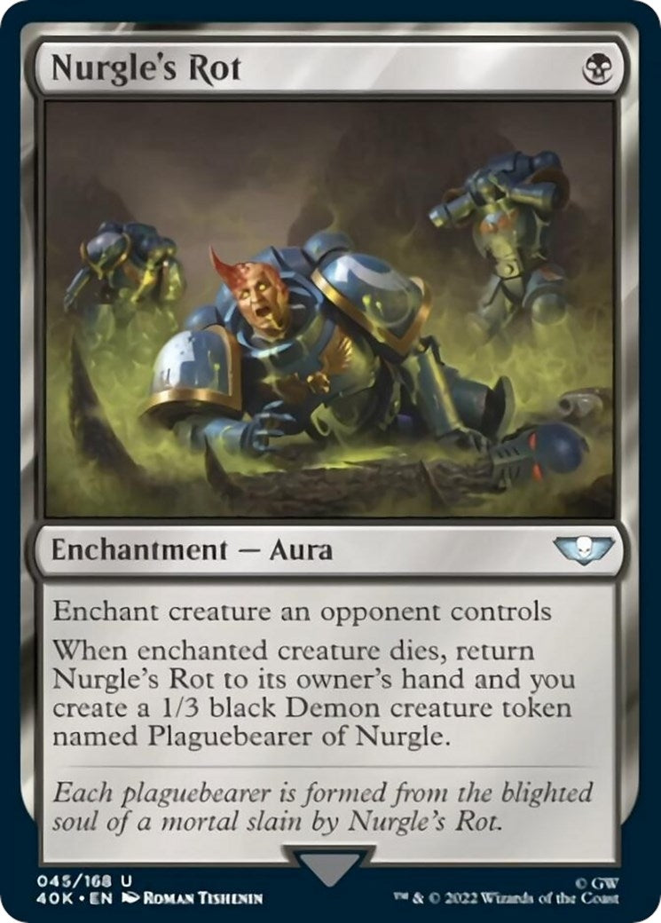 Image for Nurgle's Rot (45) (40K) - Magic: The Gathering