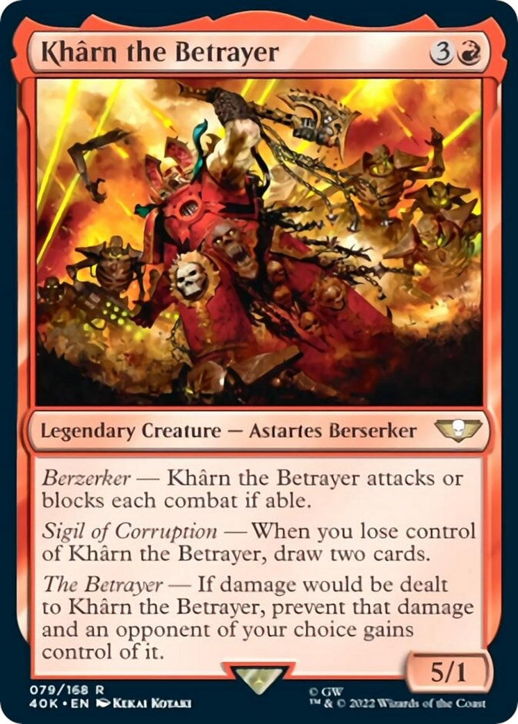 Image for Kharn the Betrayer (79) (40K) - Magic: The Gathering
