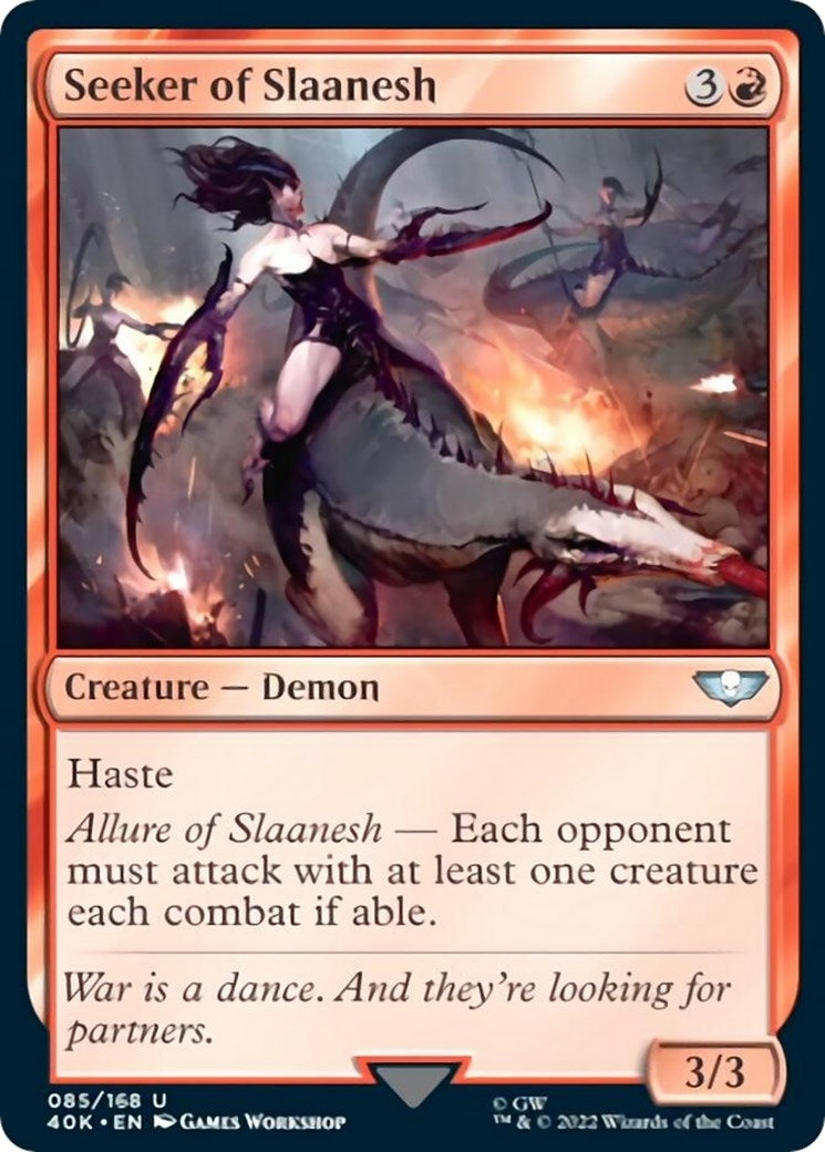 Image for Seeker of Slaanesh (85) (40K) - Magic: The Gathering