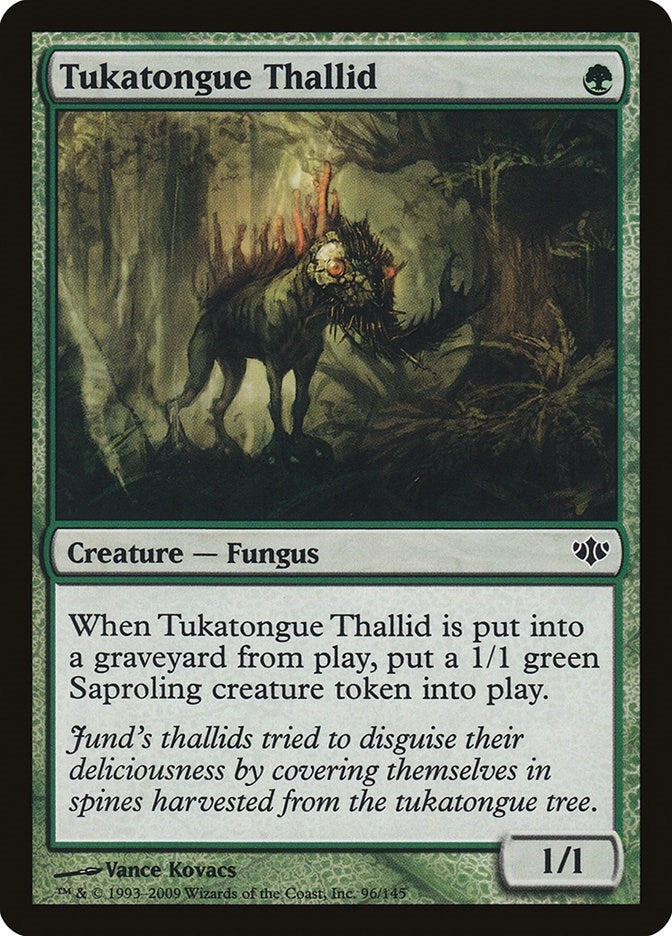 Image for Tukatongue Thallid (96) (CON) - Magic: The Gathering