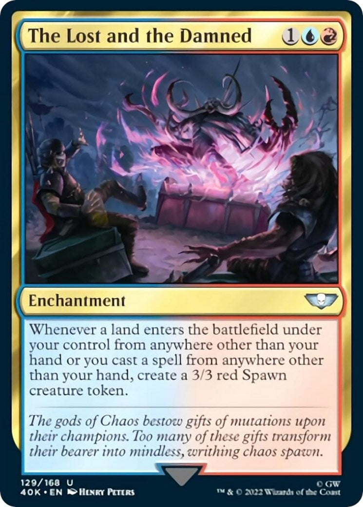 Image for The Lost and the Damned (Surge Foil) (129) (40K) - Magic: The Gathering