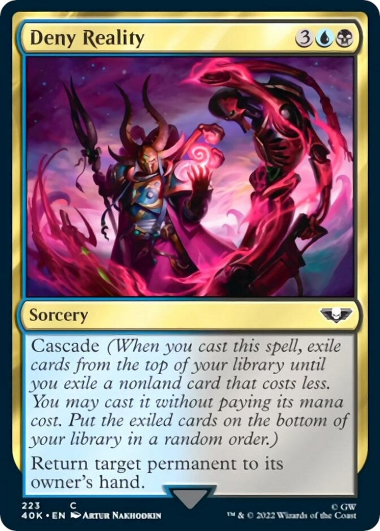 Image for Deny Reality (Surge Foil) (223) (40K) - Magic: The Gathering