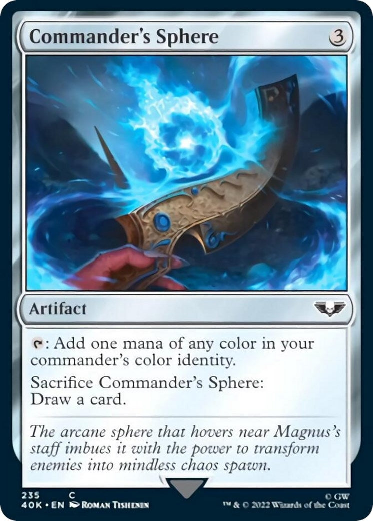 Image for Commander's Sphere (235) (Surge Foil) (235) (40K) - Magic: The Gathering