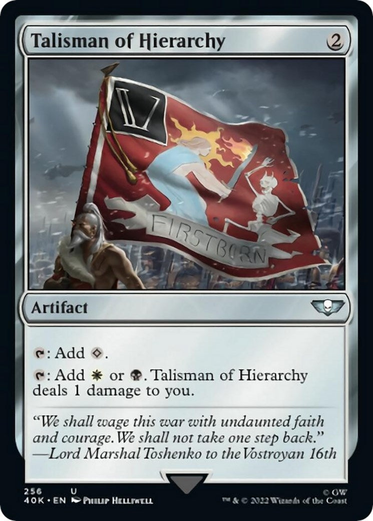 Image for Talisman of Hierarchy (256) (40K) - Magic: The Gathering