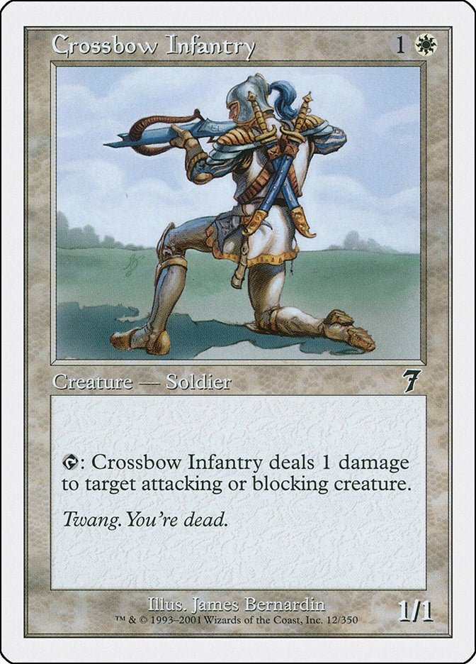Image for Crossbow Infantry (12) (7ED) - Magic: The Gathering