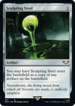 Image for Sculpting Steel (Surge Foil) (247) (40K) - Magic: The Gathering