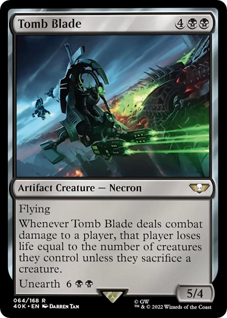 Image for Tomb Blade (Surge Foil) (64) (40K) - Magic: The Gathering