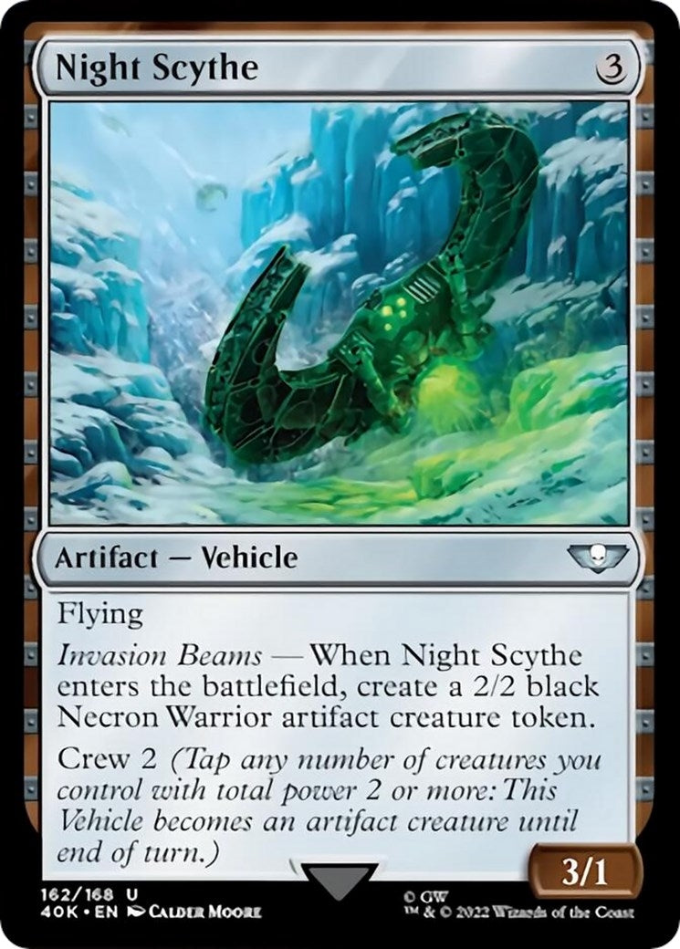 Image for Night Scythe (Surge Foil) (162) (40K) - Magic: The Gathering