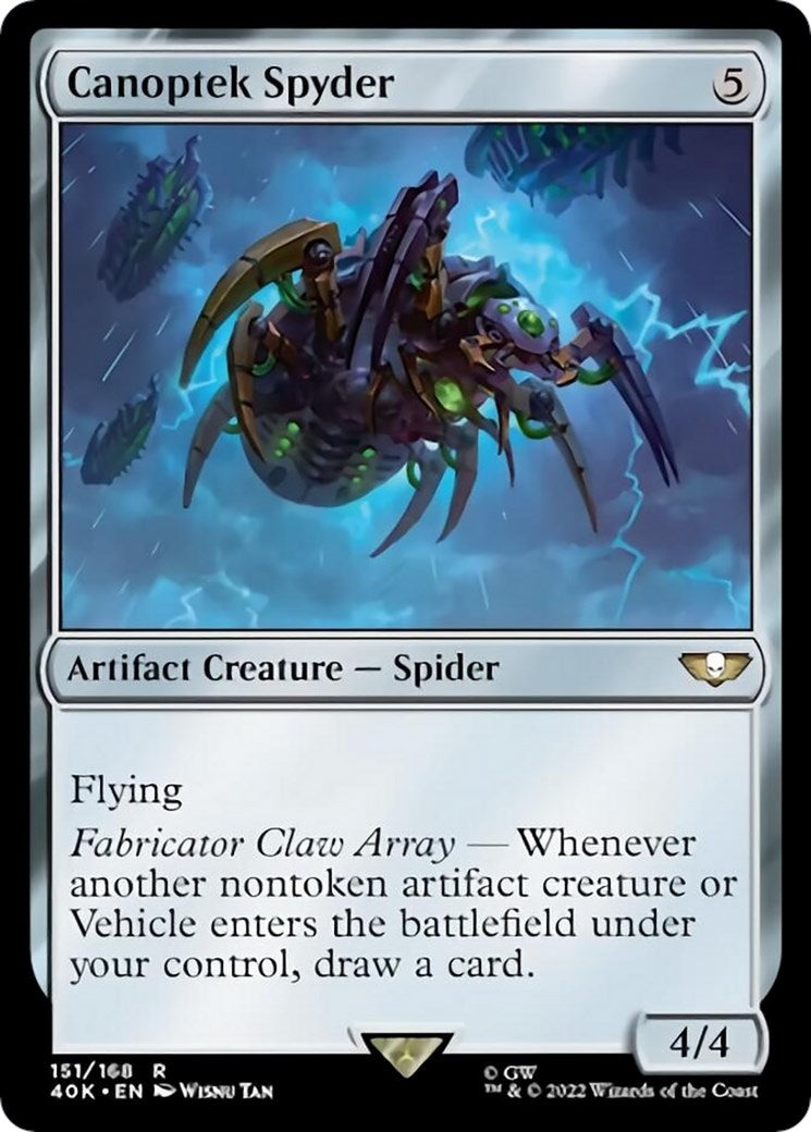 Image for Canoptek Spyder (Surge Foil) (151) (40K) - Magic: The Gathering