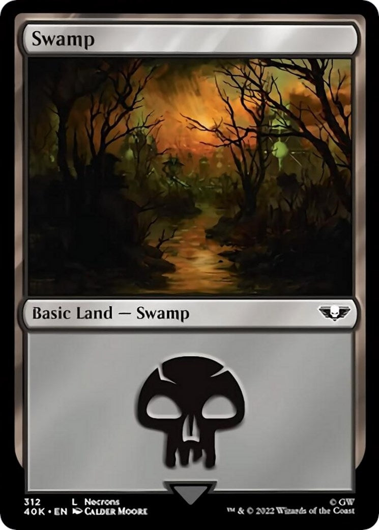 Image for Swamp (312) (Surge Foil) (312) (40K) - Magic: The Gathering