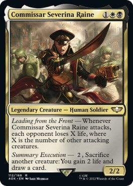 Image for Commissar Severina Raine (112) (40K) - Magic: The Gathering