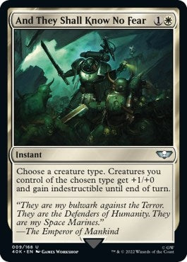 Image for And They Shall Know No Fear (Surge Foil) (9) (40K) - Magic: The Gathering