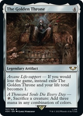 Image for The Golden Throne (Surge Foil) (157) (40K) - Magic: The Gathering