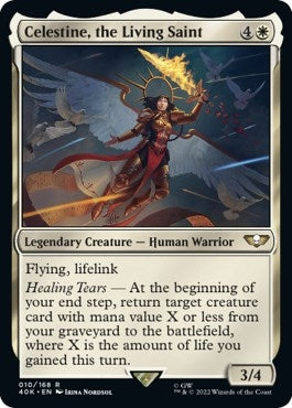 Image for Celestine, the Living Saint (10) (40K) - Magic: The Gathering