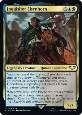 Image for Inquisitor Eisenhorn (127) (40K) - Magic: The Gathering