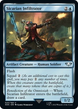 Image for Sicarian Infiltrator (25) (40K) - Magic: The Gathering