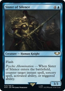 Image for Sister of Silence (26) (40K) - Magic: The Gathering