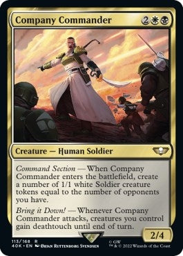 Image for Company Commander (113) (40K) - Magic: The Gathering