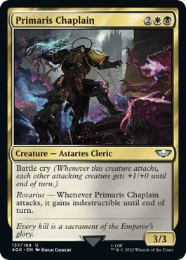 Image for Primaris Chaplain (137) (40K) - Magic: The Gathering