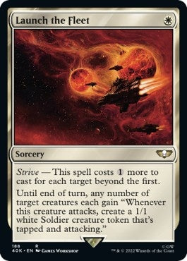 Image for Launch the Fleet (Surge Foil) (188) (40K) - Magic: The Gathering
