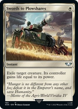 Image for Swords to Plowshares (Surge Foil) (190) (40K) - Magic: The Gathering