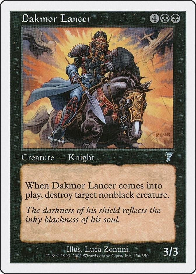 Image for Dakmor Lancer (126) (7ED) - Magic: The Gathering