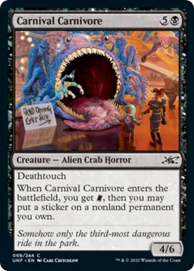 Carnival Carnivore (68) (UNF)