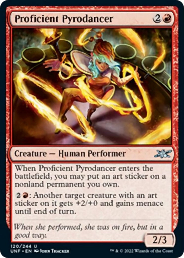 Proficient Pyrodancer (120) (UNF)