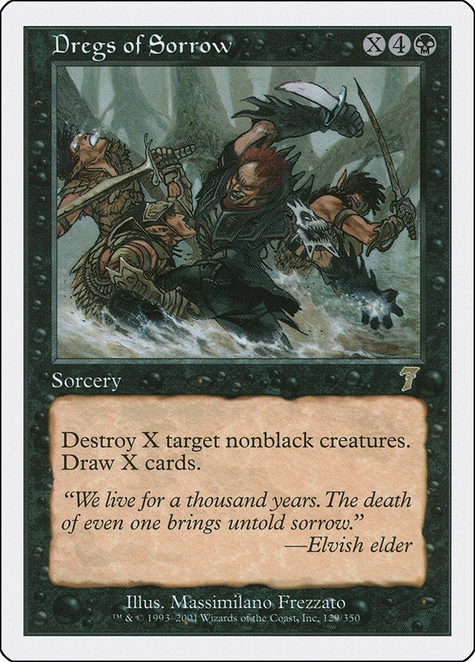 Image for Dregs of Sorrow (129) (7ED) - Magic: The Gathering