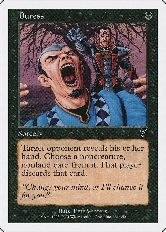 Image for Duress (131) (7ED) - Magic: The Gathering
