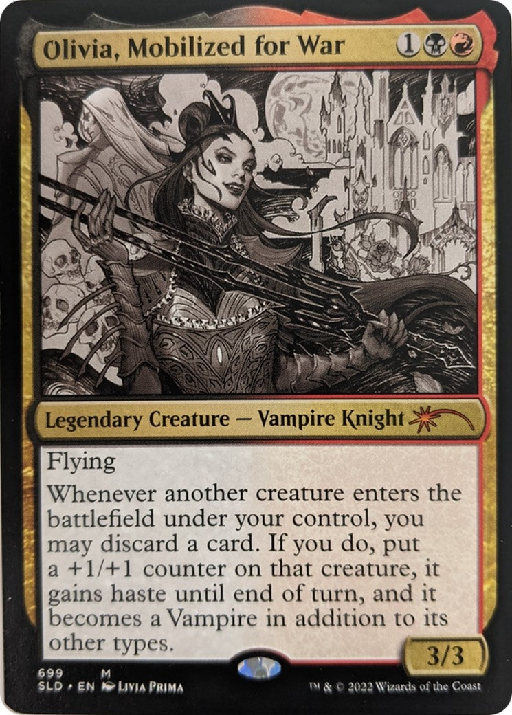 Image for Olivia, Mobilized for War (Sketch Showcase) (699) (SLD) - Magic: The Gathering
