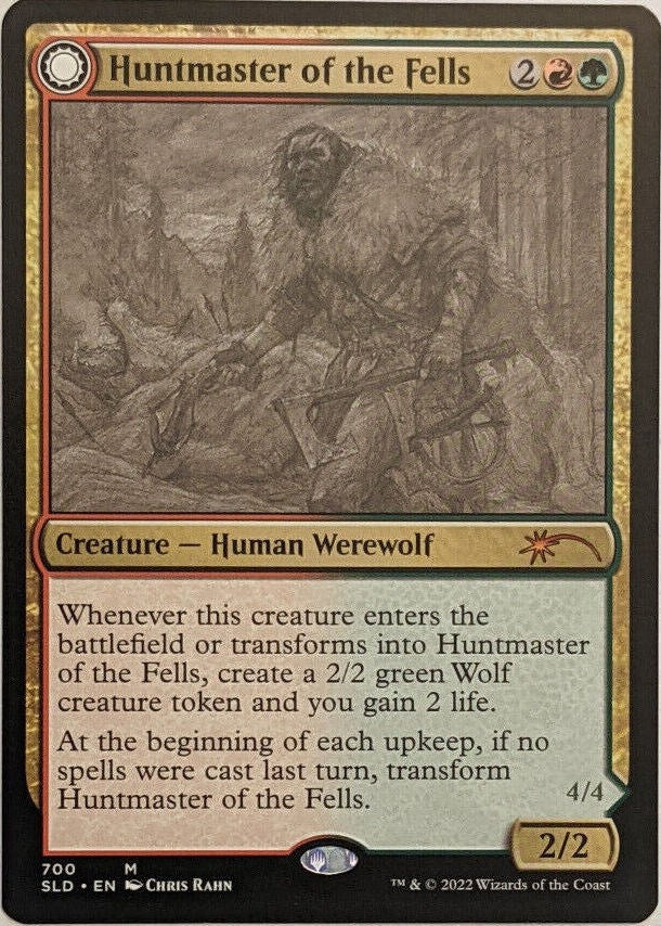 Image for Huntmaster of the Fells (Sketch Showcase) (700) (SLD) - Magic: The Gathering