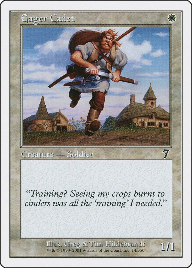 Image for Eager Cadet (14) (7ED) - Magic: The Gathering