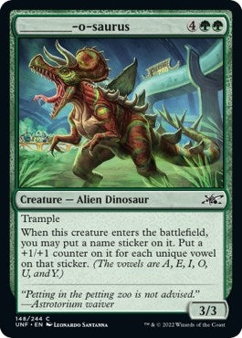 _______-o-saurus (148) (UNF)