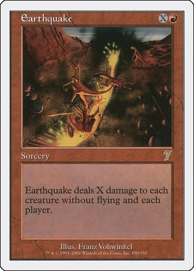 Image for Earthquake (180) (7ED) - Magic: The Gathering