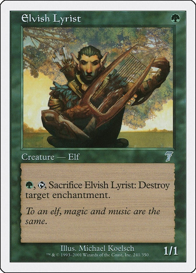Image for Elvish Lyrist (241) (7ED) - Magic: The Gathering
