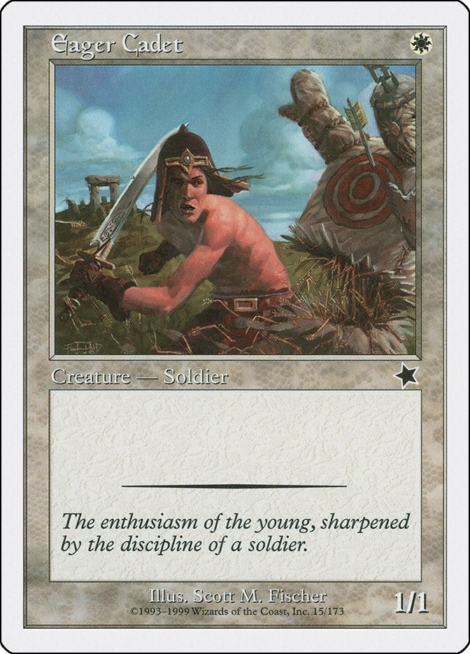 Image for Eager Cadet (15) (S99) - Magic: The Gathering